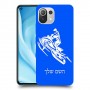 אופנוע שלג כיסוי מגן קשיח בעיצוב אישי עם השם שלך ל Xiaomi Mi 11 Lite 5G יחידה אחת סקרין מובייל