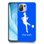 כדורגל - אישה כיסוי מגן קשיח בעיצוב אישי עם השם שלך ל Xiaomi Mi 11 Lite 5G יחידה אחת סקרין מובייל