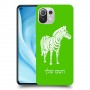 זברה כיסוי מגן קשיח בעיצוב אישי עם השם שלך ל Xiaomi Mi 11 Lite 5G יחידה אחת סקרין מובייל