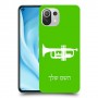 חצוצרה כיסוי מגן קשיח בעיצוב אישי עם השם שלך ל Xiaomi Mi 11 Lite 5G יחידה אחת סקרין מובייל