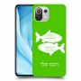 דגים כיסוי מגן קשיח בעיצוב אישי עם השם שלך ל Xiaomi Mi 11 Lite 5G יחידה אחת סקרין מובייל