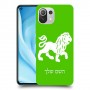 אריה כיסוי מגן קשיח בעיצוב אישי עם השם שלך ל Xiaomi Mi 11 Lite 5G יחידה אחת סקרין מובייל