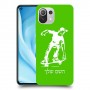 ילד סקייטבורד כיסוי מגן קשיח בעיצוב אישי עם השם שלך ל Xiaomi Mi 11 Lite 5G יחידה אחת סקרין מובייל
