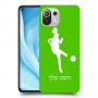 כדורגל - אישה כיסוי מגן קשיח בעיצוב אישי עם השם שלך ל Xiaomi Mi 11 Lite 5G יחידה אחת סקרין מובייל