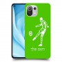 שחקן כדורגל כיסוי מגן קשיח בעיצוב אישי עם השם שלך ל Xiaomi Mi 11 Lite 5G יחידה אחת סקרין מובייל