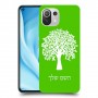 עץ כיסוי מגן קשיח בעיצוב אישי עם השם שלך ל Xiaomi Mi 11 Lite 5G יחידה אחת סקרין מובייל