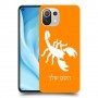 עקרב כיסוי מגן קשיח בעיצוב אישי עם השם שלך ל Xiaomi Mi 11 Lite 5G יחידה אחת סקרין מובייל