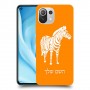 זברה כיסוי מגן קשיח בעיצוב אישי עם השם שלך ל Xiaomi Mi 11 Lite 5G יחידה אחת סקרין מובייל