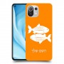 דגים כיסוי מגן קשיח בעיצוב אישי עם השם שלך ל Xiaomi Mi 11 Lite 5G יחידה אחת סקרין מובייל