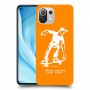 ילד סקייטבורד כיסוי מגן קשיח בעיצוב אישי עם השם שלך ל Xiaomi Mi 11 Lite 5G יחידה אחת סקרין מובייל