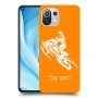 אופנוע שלג כיסוי מגן קשיח בעיצוב אישי עם השם שלך ל Xiaomi Mi 11 Lite 5G יחידה אחת סקרין מובייל