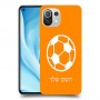 כדורגל - כדור כיסוי מגן קשיח בעיצוב אישי עם השם שלך ל Xiaomi Mi 11 Lite 5G יחידה אחת סקרין מובייל