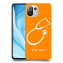 רופא סטטוסקופ כיסוי מגן קשיח בעיצוב אישי עם השם שלך ל Xiaomi Mi 11 Lite 5G יחידה אחת סקרין מובייל