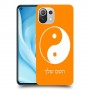 סמל יינג יאנג - סין כיסוי מגן קשיח בעיצוב אישי עם השם שלך ל Xiaomi Mi 11 Lite 5G יחידה אחת סקרין מובייל