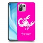 עקרב כיסוי מגן קשיח בעיצוב אישי עם השם שלך ל Xiaomi Mi 11 Lite 5G יחידה אחת סקרין מובייל