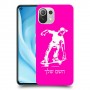 ילד סקייטבורד כיסוי מגן קשיח בעיצוב אישי עם השם שלך ל Xiaomi Mi 11 Lite 5G יחידה אחת סקרין מובייל