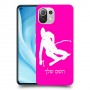 סקִי כיסוי מגן קשיח בעיצוב אישי עם השם שלך ל Xiaomi Mi 11 Lite 5G יחידה אחת סקרין מובייל