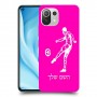 שחקן כדורגל כיסוי מגן קשיח בעיצוב אישי עם השם שלך ל Xiaomi Mi 11 Lite 5G יחידה אחת סקרין מובייל