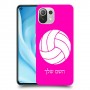 כדורעף - כדור כיסוי מגן קשיח בעיצוב אישי עם השם שלך ל Xiaomi Mi 11 Lite 5G יחידה אחת סקרין מובייל