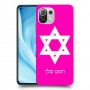 מגן דוד - ישראל כיסוי מגן קשיח בעיצוב אישי עם השם שלך ל Xiaomi Mi 11 Lite 5G יחידה אחת סקרין מובייל