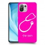 רופא סטטוסקופ כיסוי מגן קשיח בעיצוב אישי עם השם שלך ל Xiaomi Mi 11 Lite 5G יחידה אחת סקרין מובייל