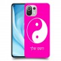 סמל יינג יאנג - סין כיסוי מגן קשיח בעיצוב אישי עם השם שלך ל Xiaomi Mi 11 Lite 5G יחידה אחת סקרין מובייל