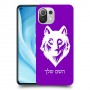 זאב כיסוי מגן קשיח בעיצוב אישי עם השם שלך ל Xiaomi Mi 11 Lite 5G יחידה אחת סקרין מובייל