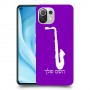 סקספון כיסוי מגן קשיח בעיצוב אישי עם השם שלך ל Xiaomi Mi 11 Lite 5G יחידה אחת סקרין מובייל