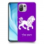 אריה כיסוי מגן קשיח בעיצוב אישי עם השם שלך ל Xiaomi Mi 11 Lite 5G יחידה אחת סקרין מובייל