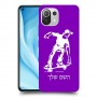 ילד סקייטבורד כיסוי מגן קשיח בעיצוב אישי עם השם שלך ל Xiaomi Mi 11 Lite 5G יחידה אחת סקרין מובייל