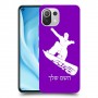 סנובורד כיסוי מגן קשיח בעיצוב אישי עם השם שלך ל Xiaomi Mi 11 Lite 5G יחידה אחת סקרין מובייל