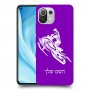 אופנוע שלג כיסוי מגן קשיח בעיצוב אישי עם השם שלך ל Xiaomi Mi 11 Lite 5G יחידה אחת סקרין מובייל
