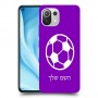 כדורגל - כדור כיסוי מגן קשיח בעיצוב אישי עם השם שלך ל Xiaomi Mi 11 Lite 5G יחידה אחת סקרין מובייל