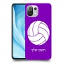 כדורעף - כדור כיסוי מגן קשיח בעיצוב אישי עם השם שלך ל Xiaomi Mi 11 Lite 5G יחידה אחת סקרין מובייל