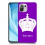 כתר מלכותי כיסוי מגן קשיח בעיצוב אישי עם השם שלך ל Xiaomi Mi 11 Lite 5G יחידה אחת סקרין מובייל