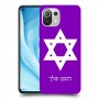 מגן דוד - ישראל כיסוי מגן קשיח בעיצוב אישי עם השם שלך ל Xiaomi Mi 11 Lite 5G יחידה אחת סקרין מובייל