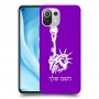 פסל החירות כיסוי מגן קשיח בעיצוב אישי עם השם שלך ל Xiaomi Mi 11 Lite 5G יחידה אחת סקרין מובייל