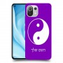 סמל יינג יאנג - סין כיסוי מגן קשיח בעיצוב אישי עם השם שלך ל Xiaomi Mi 11 Lite 5G יחידה אחת סקרין מובייל