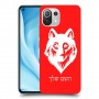 זאב כיסוי מגן קשיח בעיצוב אישי עם השם שלך ל Xiaomi Mi 11 Lite 5G יחידה אחת סקרין מובייל