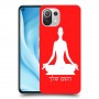 יוגה כיסוי מגן קשיח בעיצוב אישי עם השם שלך ל Xiaomi Mi 11 Lite 5G יחידה אחת סקרין מובייל