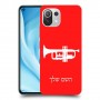 חצוצרה כיסוי מגן קשיח בעיצוב אישי עם השם שלך ל Xiaomi Mi 11 Lite 5G יחידה אחת סקרין מובייל