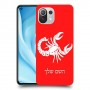 עקרב כיסוי מגן קשיח בעיצוב אישי עם השם שלך ל Xiaomi Mi 11 Lite 5G יחידה אחת סקרין מובייל
