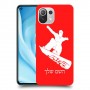 סנובורד כיסוי מגן קשיח בעיצוב אישי עם השם שלך ל Xiaomi Mi 11 Lite 5G יחידה אחת סקרין מובייל