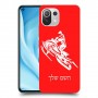 אופנוע שלג כיסוי מגן קשיח בעיצוב אישי עם השם שלך ל Xiaomi Mi 11 Lite 5G יחידה אחת סקרין מובייל