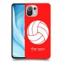 כדורעף - כדור כיסוי מגן קשיח בעיצוב אישי עם השם שלך ל Xiaomi Mi 11 Lite 5G יחידה אחת סקרין מובייל