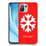 שלג כיסוי מגן קשיח בעיצוב אישי עם השם שלך ל Xiaomi Mi 11 Lite 5G יחידה אחת סקרין מובייל