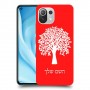 עץ כיסוי מגן קשיח בעיצוב אישי עם השם שלך ל Xiaomi Mi 11 Lite 5G יחידה אחת סקרין מובייל