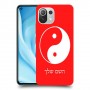 סמל יינג יאנג - סין כיסוי מגן קשיח בעיצוב אישי עם השם שלך ל Xiaomi Mi 11 Lite 5G יחידה אחת סקרין מובייל
