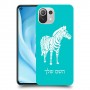 זברה כיסוי מגן קשיח בעיצוב אישי עם השם שלך ל Xiaomi Mi 11 Lite 5G יחידה אחת סקרין מובייל