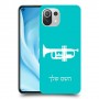 חצוצרה כיסוי מגן קשיח בעיצוב אישי עם השם שלך ל Xiaomi Mi 11 Lite 5G יחידה אחת סקרין מובייל